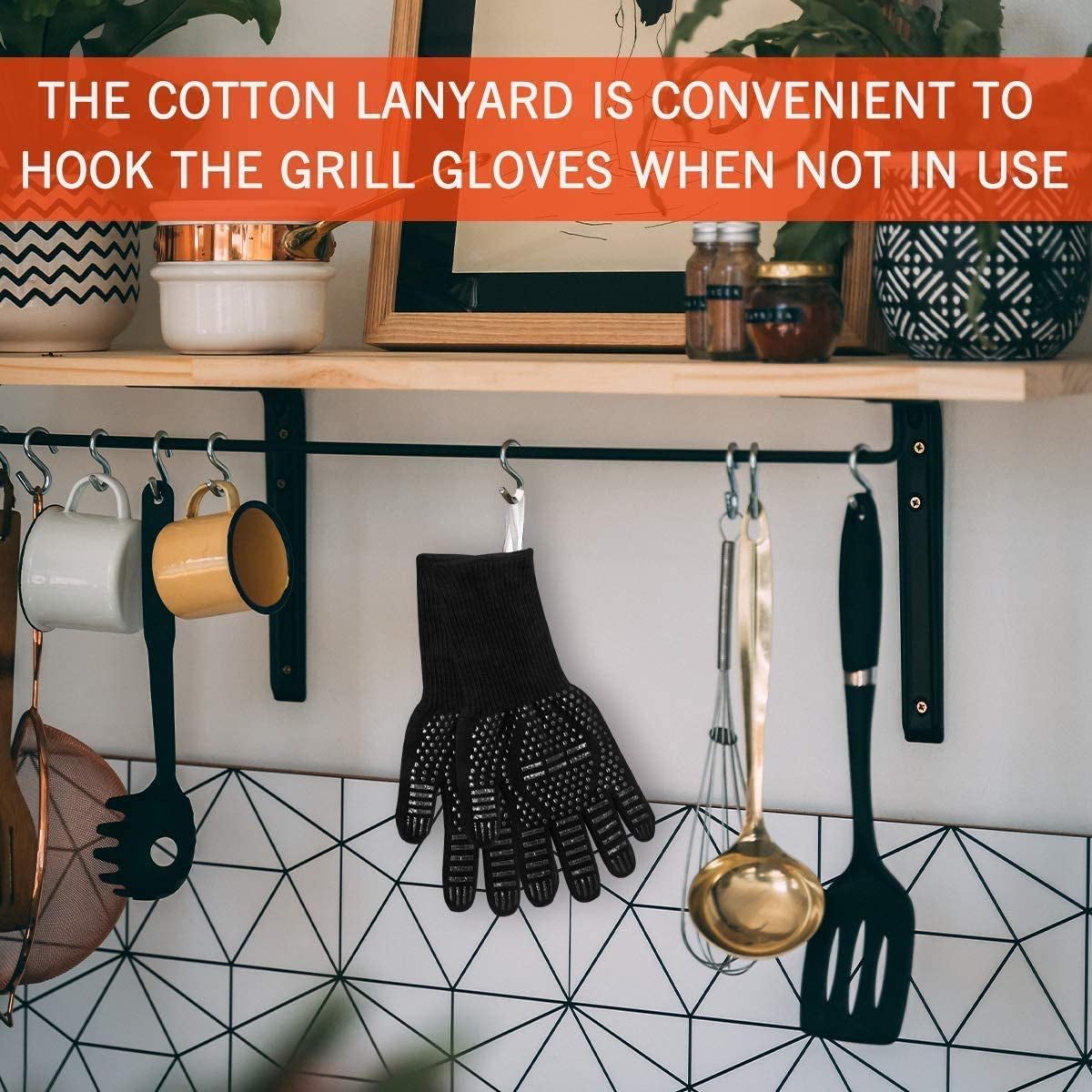 High-Temperature Resistance BBQ Gloves