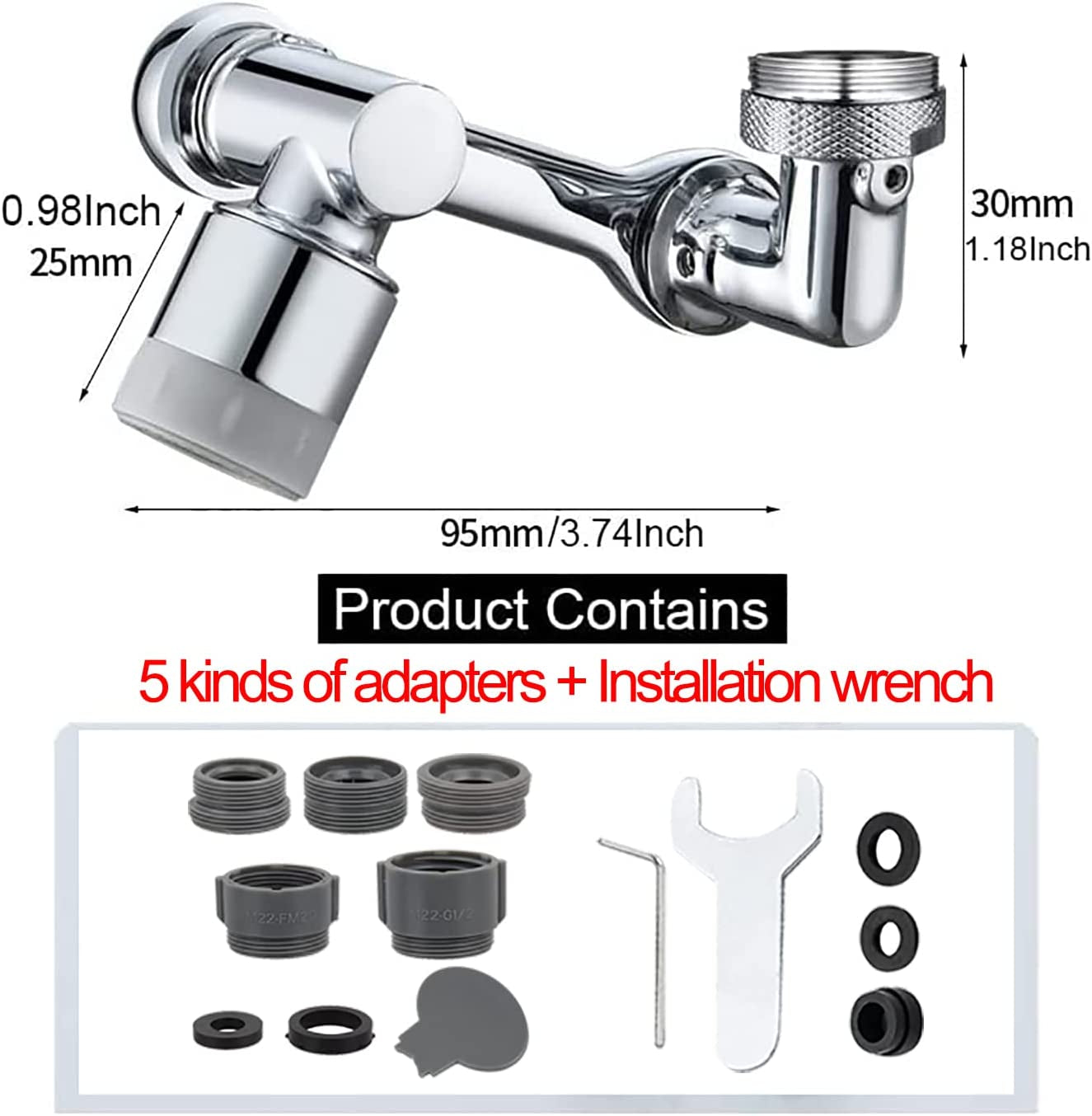 Rotation Faucet Extender