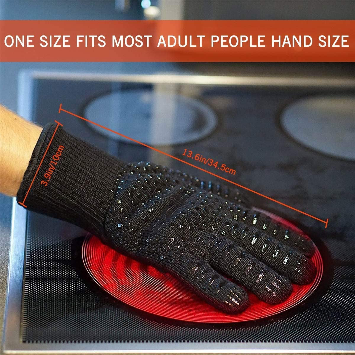 High-Temperature Resistance BBQ Gloves