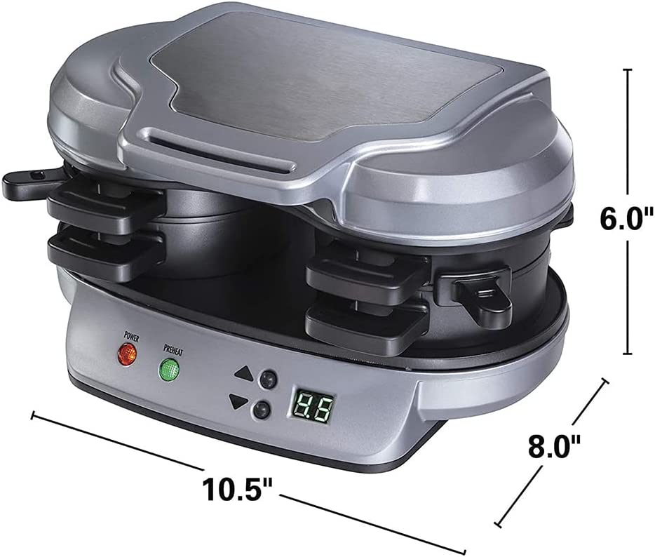 Dual Breakfast Sandwich Maker with Timer
