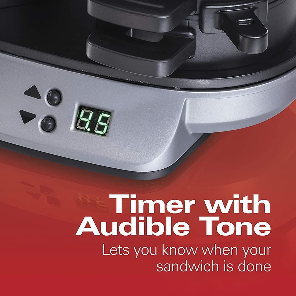 Dual Breakfast Sandwich Maker with Timer