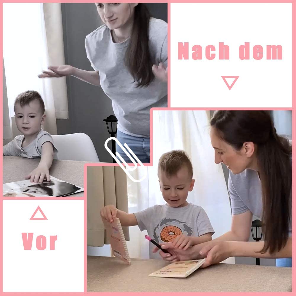 English Number Lettering Magic Copybooks