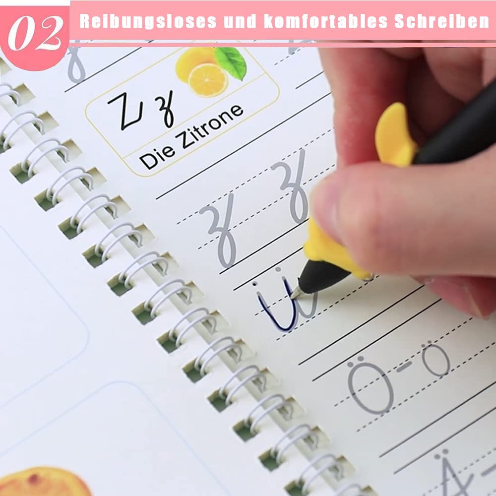 English Number Lettering Magic Copybooks