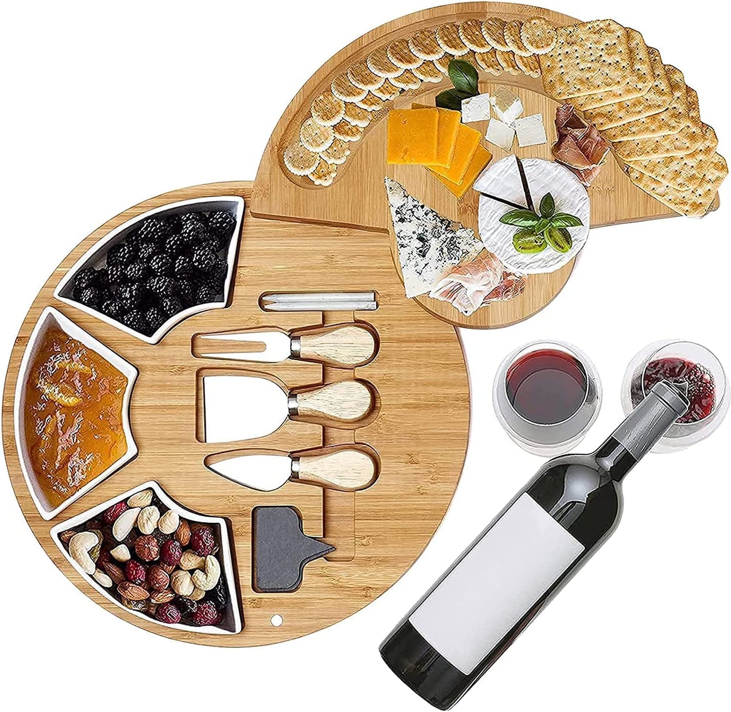 Charcuterie Board Set and Cheese Serving Platter