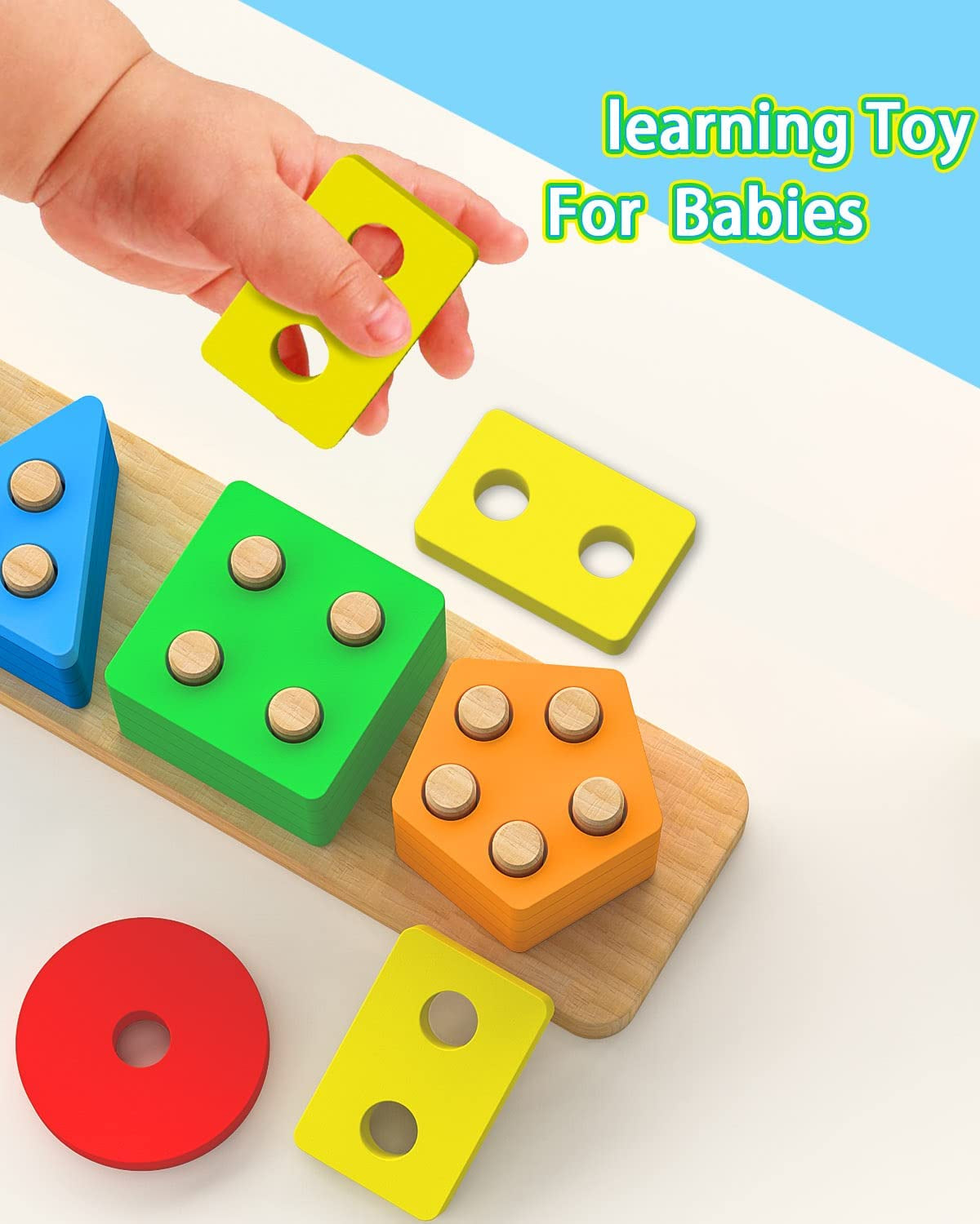 Wooden Sorting & Stacking Educational Toys