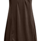 Lady Polyester Loose Fit Short Sleeve Dress