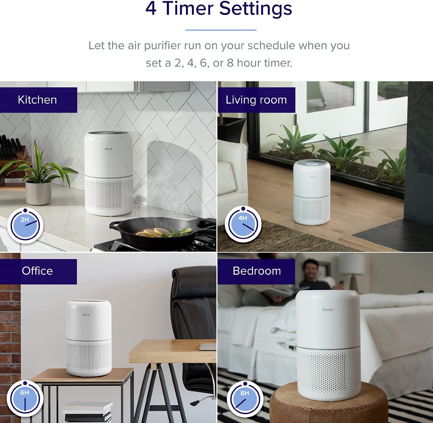 Air Purifier for Home Allergies Pets Hair in Bedroom
